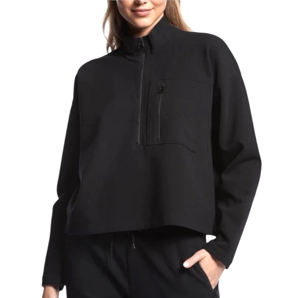 James Perse Y/osemite Performance Polar Fleece Half Zip Sweatshirt size 2/M